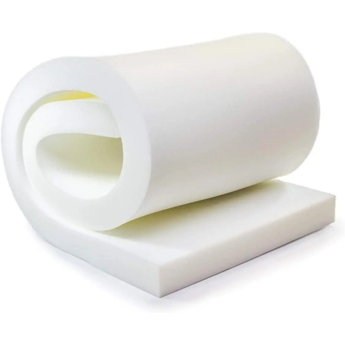 Upholstery High Density 4" Height x 24" Width x 72" Length-Home or Commercial Use Seat Replacement Cushion-Made in USA Foam (FOAM-HD-4x24x72)