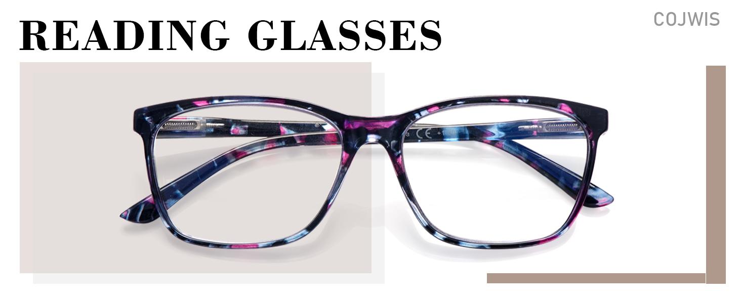 Progressive Multifocus Reading Glasses Blue Light Blocking,Spring Hinge Readers for Women Men (Mix Color, 3.50, multiplier_x)