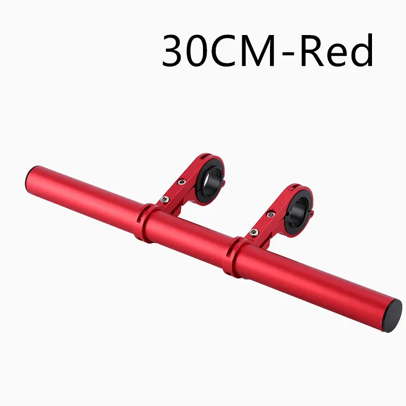30cm Alloy Bicycle Handlebar Extended Bracket - 31.8mm CNC Machined Bolt Fixation Extended Support for MTB, Road Mountain Bike Headlight Mount, Bike Parts Accessories, Mounting Lamp/Horn, Alloy Bracket, Mtb/Road Bikes