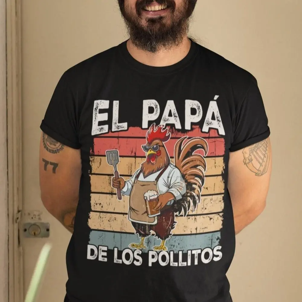 El papa de lo pollitos, Dia del Padre shirt, Dia del Padre gift, Regalos para Papá, Spanish shirt, Spanish gift, Funny Spanish, El papa
