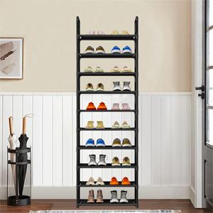 Shoe Rack Organizer 10 Tier Space Saving Shoe Shelf Storage Sturdy Metal Shoe Tower for Closet Entryway Bedroom, Black Footwear Organization Shoe Rack Organizer 10 Tier Space Saving Shoe Shelf Storage Sturdy Metal Shoe Tower for Closet Entryway Bedroom, Black Footwear Organization