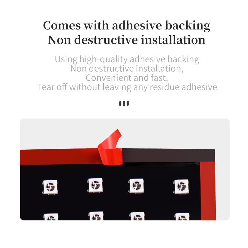 Car Windshield Demon Eye LED Panel, Remote Control Car LED Matrix Panel, Multifunctional Car LED Matrix Panel Display, Car Front Light