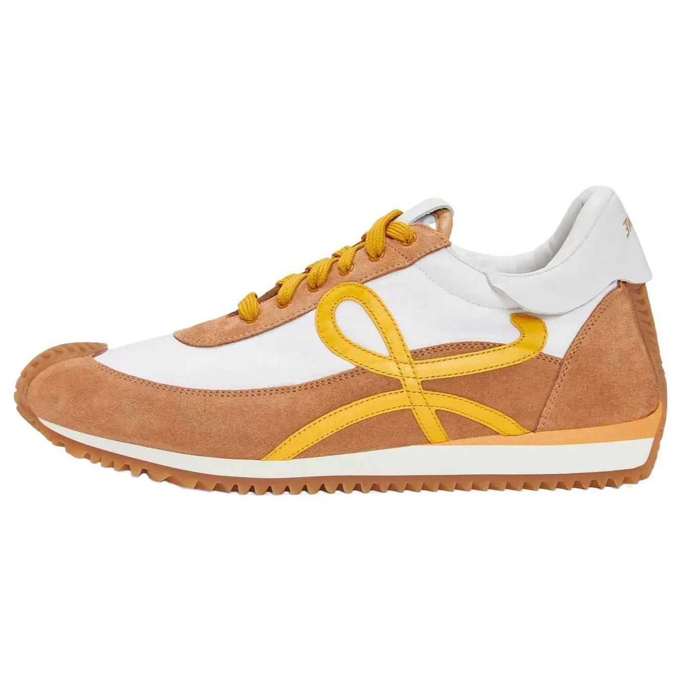 Loewe Leather Low-Top Lace-Up Sneakers for Men in Tan Trending Shoes, House White Official Shoes to Get / Maison Mihara Verifiable, with credentials and supporting global authentication, Footwear, Trainer