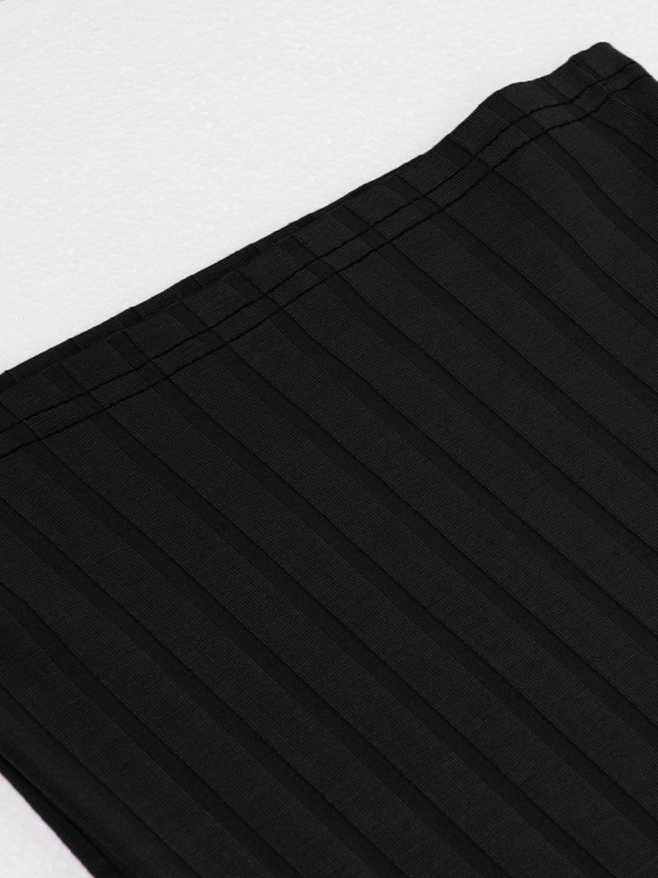 Women's Solid Ribbed Crop Tank Top & Pants Two-piece Set, Casual Fashion Cozy Two Piece Outfits for Daily Outdoor Wear, Ladies Clothes for Summer