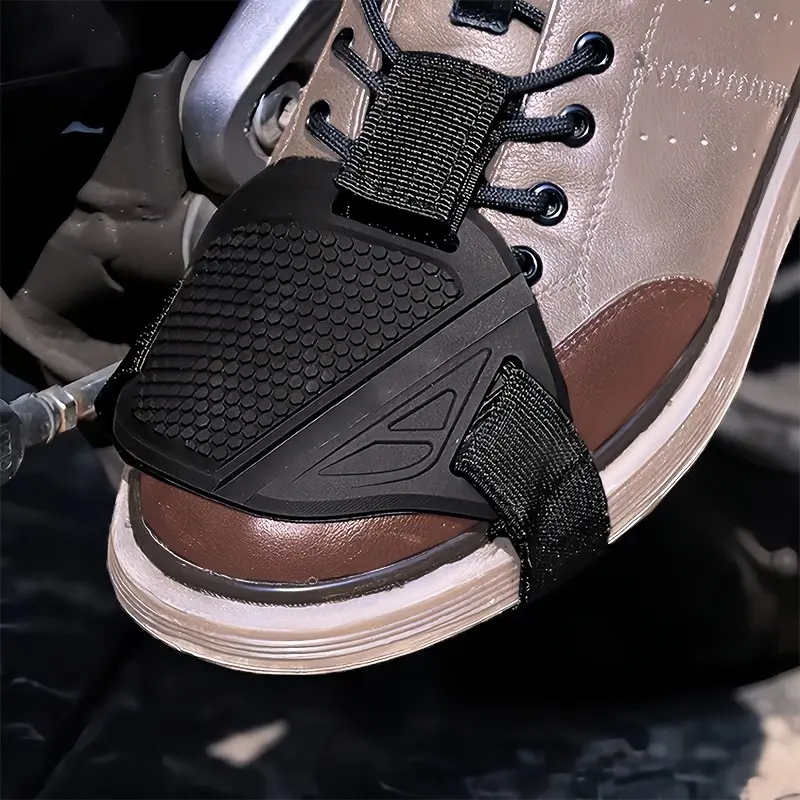 Bicycle Gear Shift Shoe Covers, Honeycomb Anti-Slip Durable Design, Motorcycle Gear Lever Protective Foot Guards, Outdoor Cycling Accessories Protection