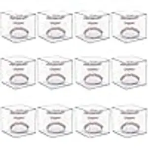 12 Pack UV Protected Clear Acrylic Display Boxes, Clear Display Case Baseball Cube for Memorabilia Showcase Autograph Ball Protector