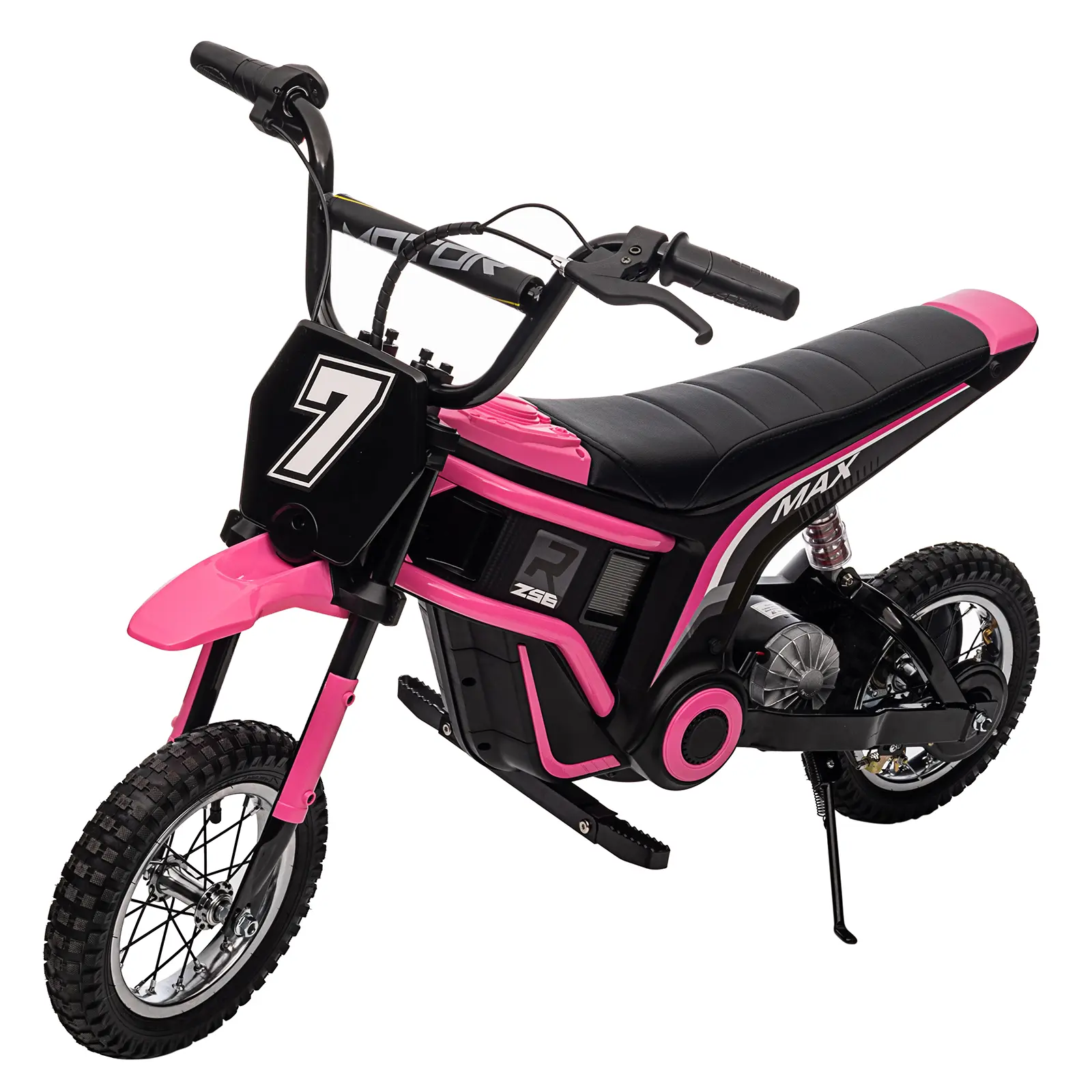 24V 350W Kids Electric Dirt Bike – 3-Speed Off-Road Motorcycle, Up to 14.29 MPH, Shock-Absorbing Suspension for Ages 5-17