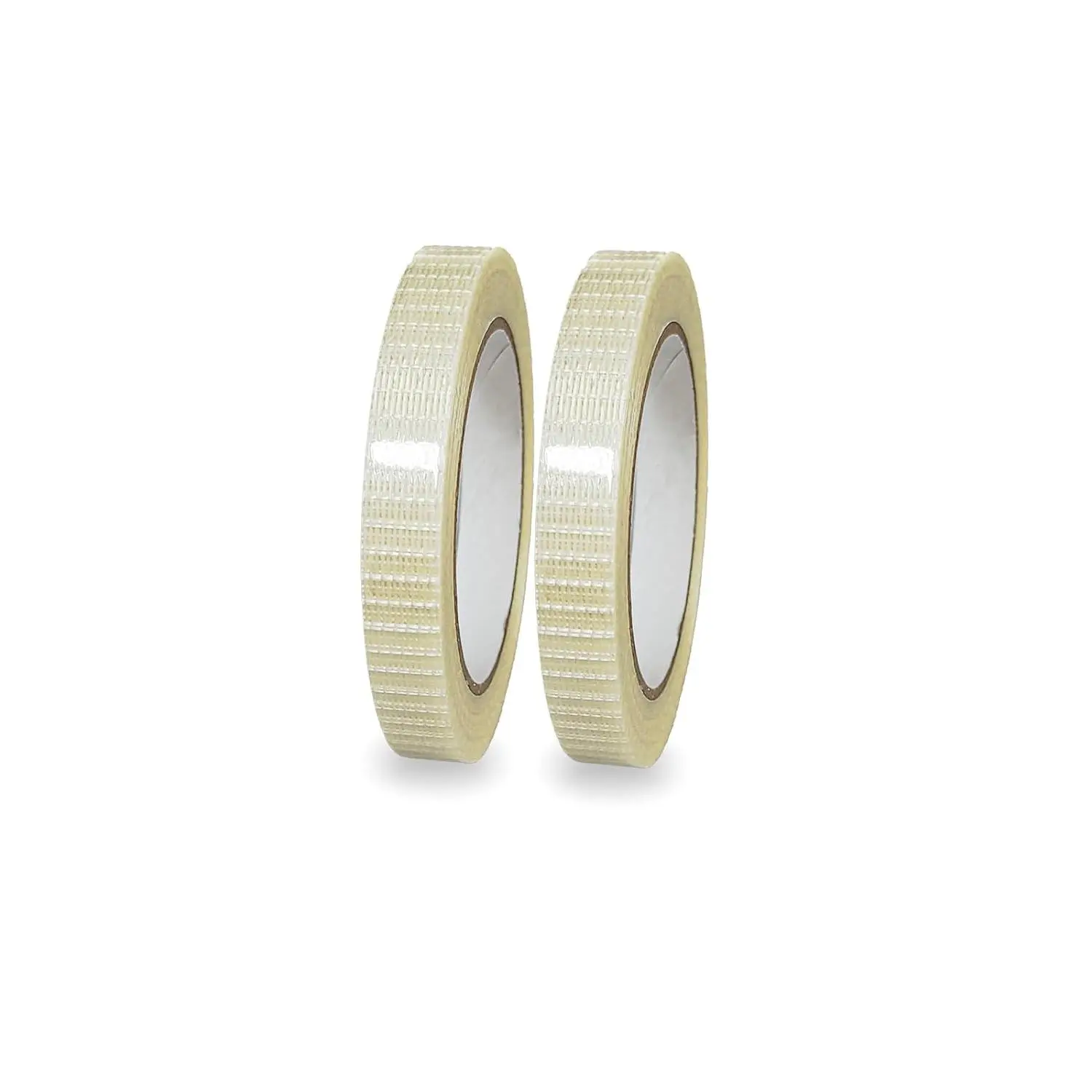 Mesh Fiberglass Strapping Tape Heavy Duty Clear Packing 1/2 Inch x 38 Yards |  Adhesive,High Tensile Strength  Resistant,for Shipping,Bundling,Industrial Packaging,Moving and Palletizing