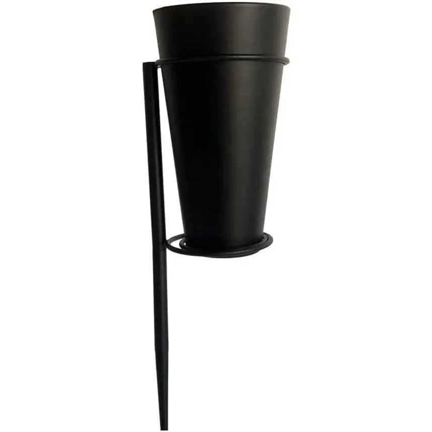 Metal Cemetery Vase with Flower Foam – In-Ground Flower Holder for Grave Decoration and Memorial ArrangementsGift