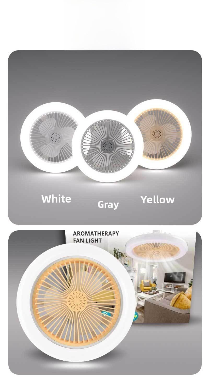 LED Aromatherapy Crystal Fan Light E27 Screw Base Dimmable Plastic Small Integrated Universal Head Fan Lamp for Ceiling LED Aromatherapy Crystal Fan Light E27 Screw Base Dimmable Plastic Small Integrated Universal Head Fan Lamp for Ceiling