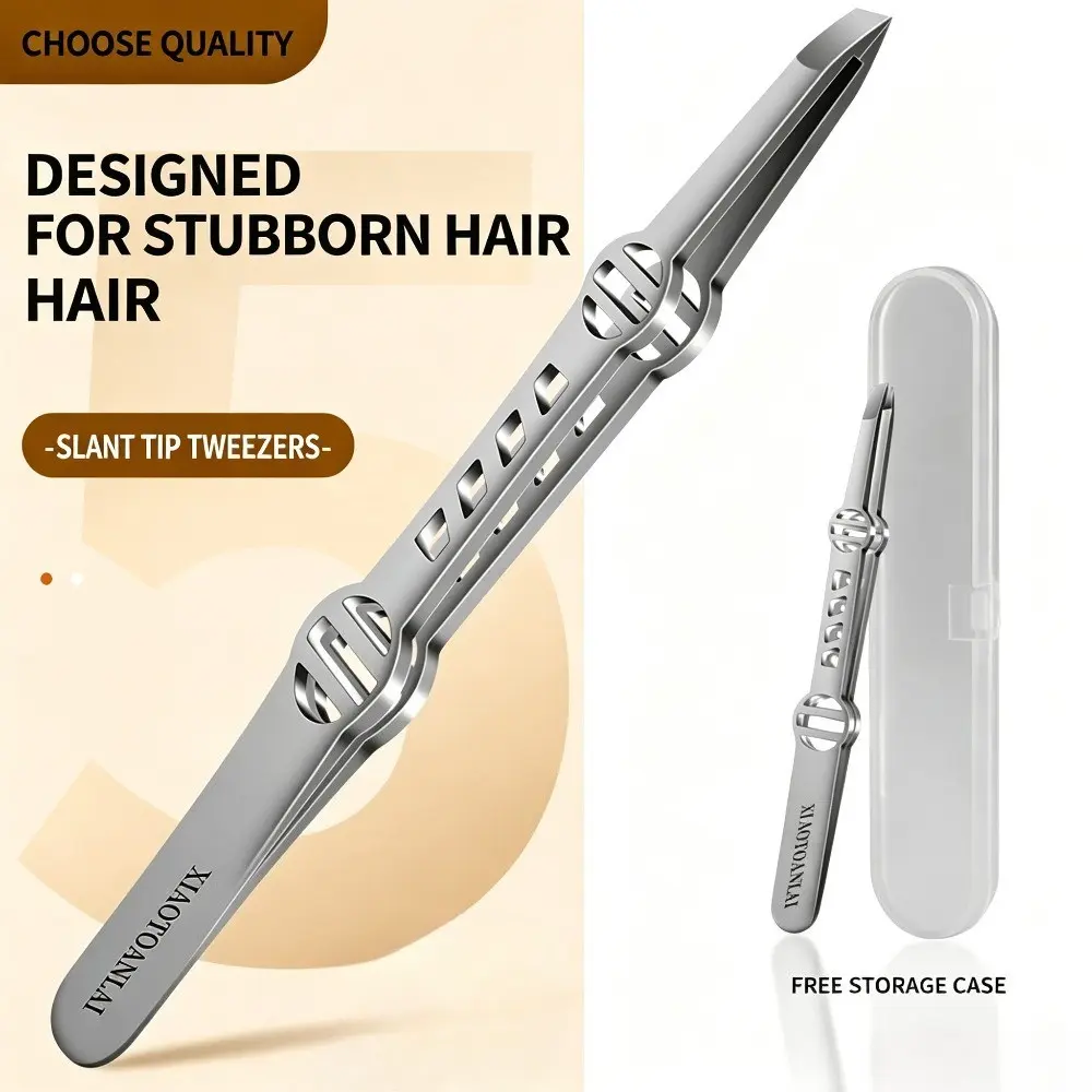 Portable Precision Eyebrow Tweezers for Men and Women, Home Beauty Makeup Tool, Precise Hair Removal