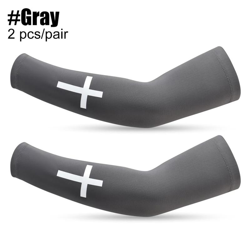 1 Pair Arm Sleeve Compression for Men & Women, Sports Arm Sleeves, Ideal for Baseball, Football, Basketball, Sports Performance Enhancement