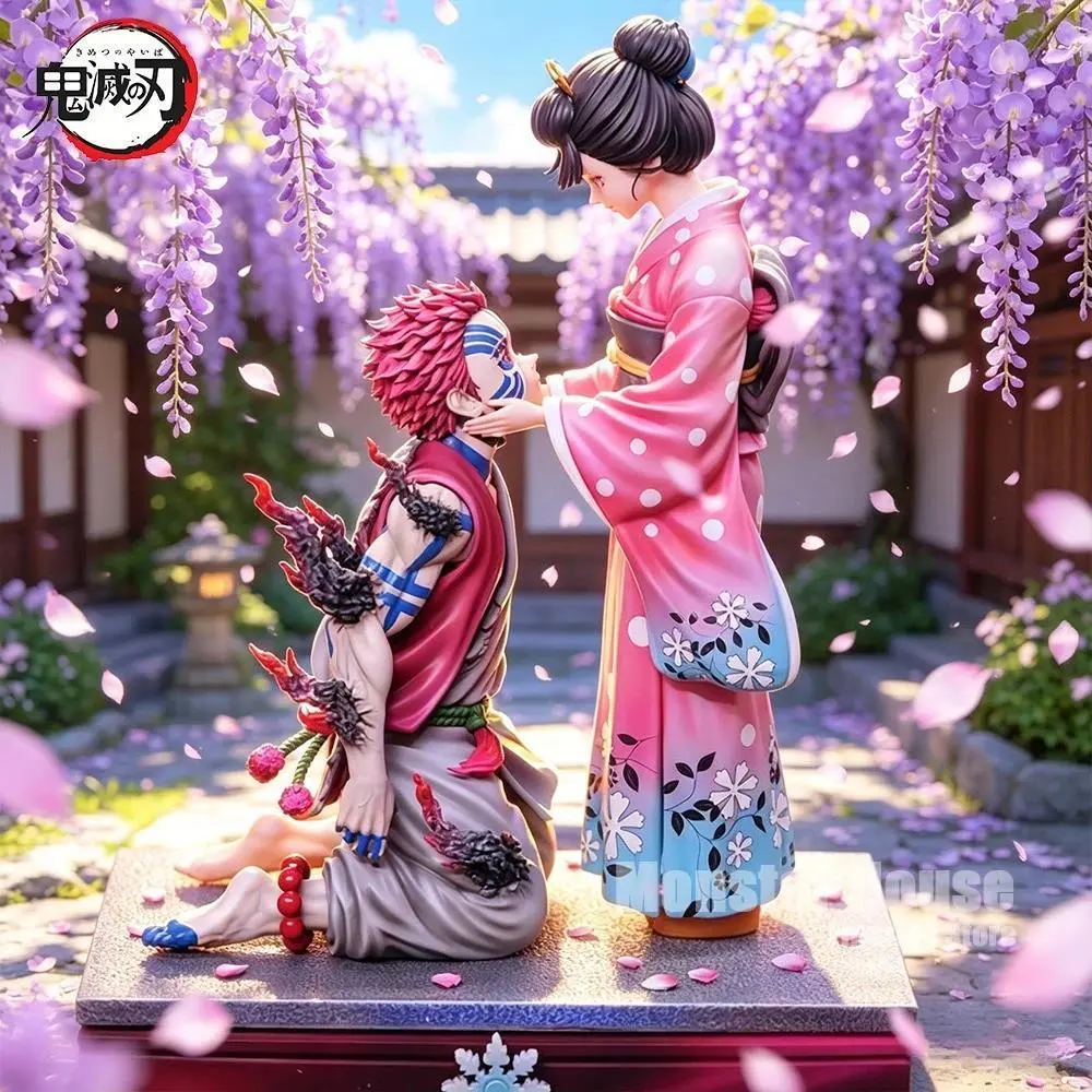 2026 New hot item 10.43in/26.5cm Anime Demon Slayer Figure Akaza Koyuki Action Figures Pvc Statue Desktop Ornamen Collection Model Toys Gifts