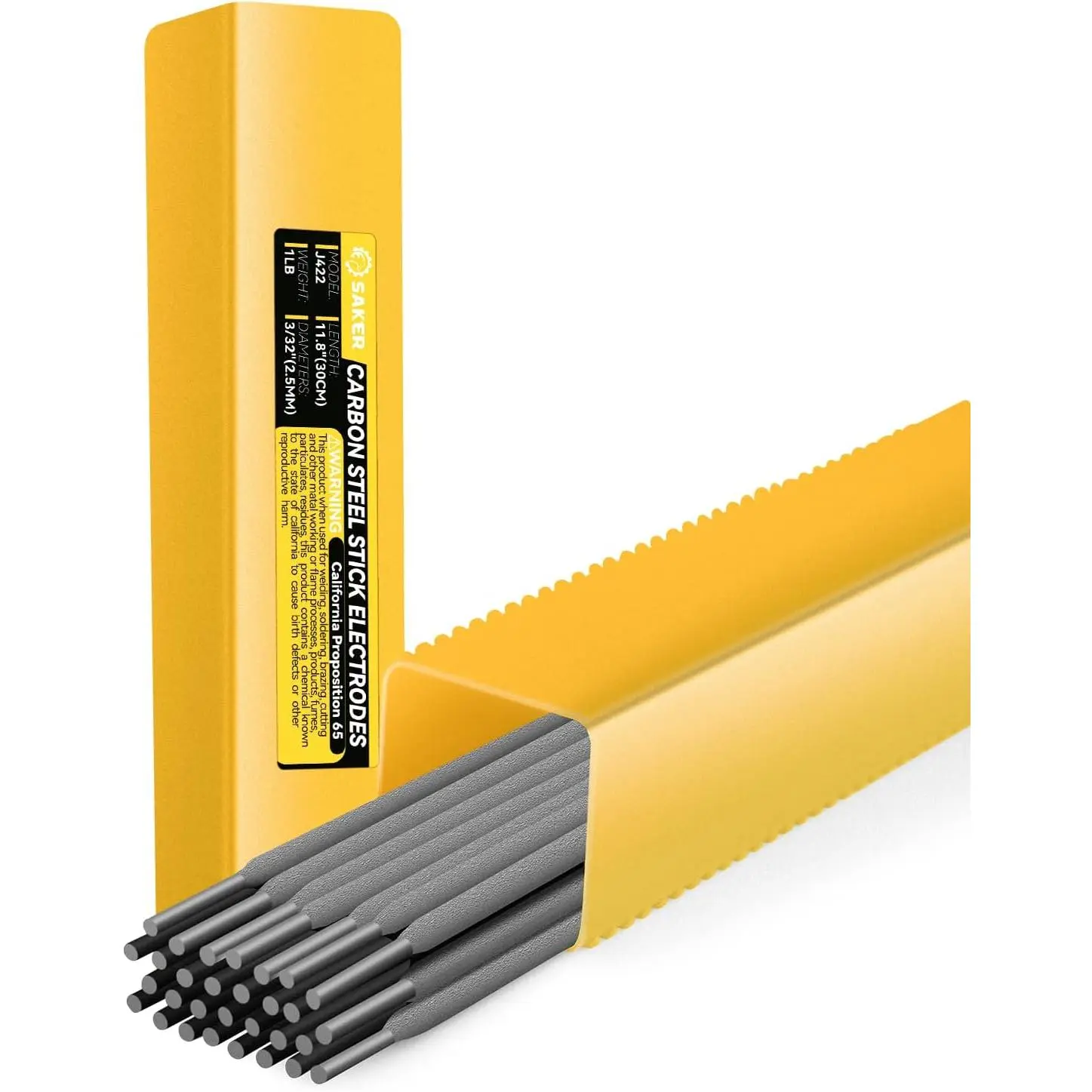 E6013 Rods, 3/32", 1 Carbon Stick Electrodes | Arc, Easy Ignition, Low Spatter, Easy Slag Removal, Stable for DIY, Repair & Fabrication