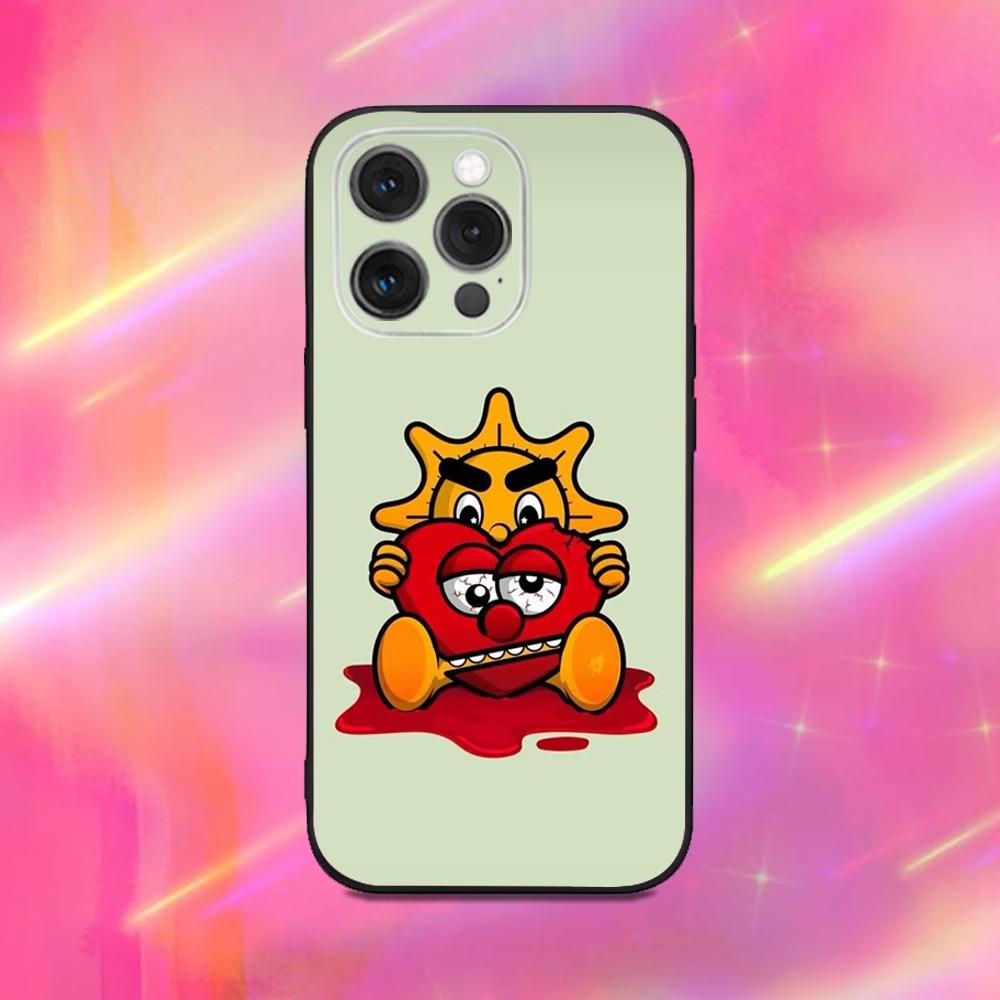 G-GLO G-GANG Rapper Logo Phone Case For iPhone17, 16,15,14,13,12,11,Pro,Max,Plus,X,XS,Soft Silicone Black Case