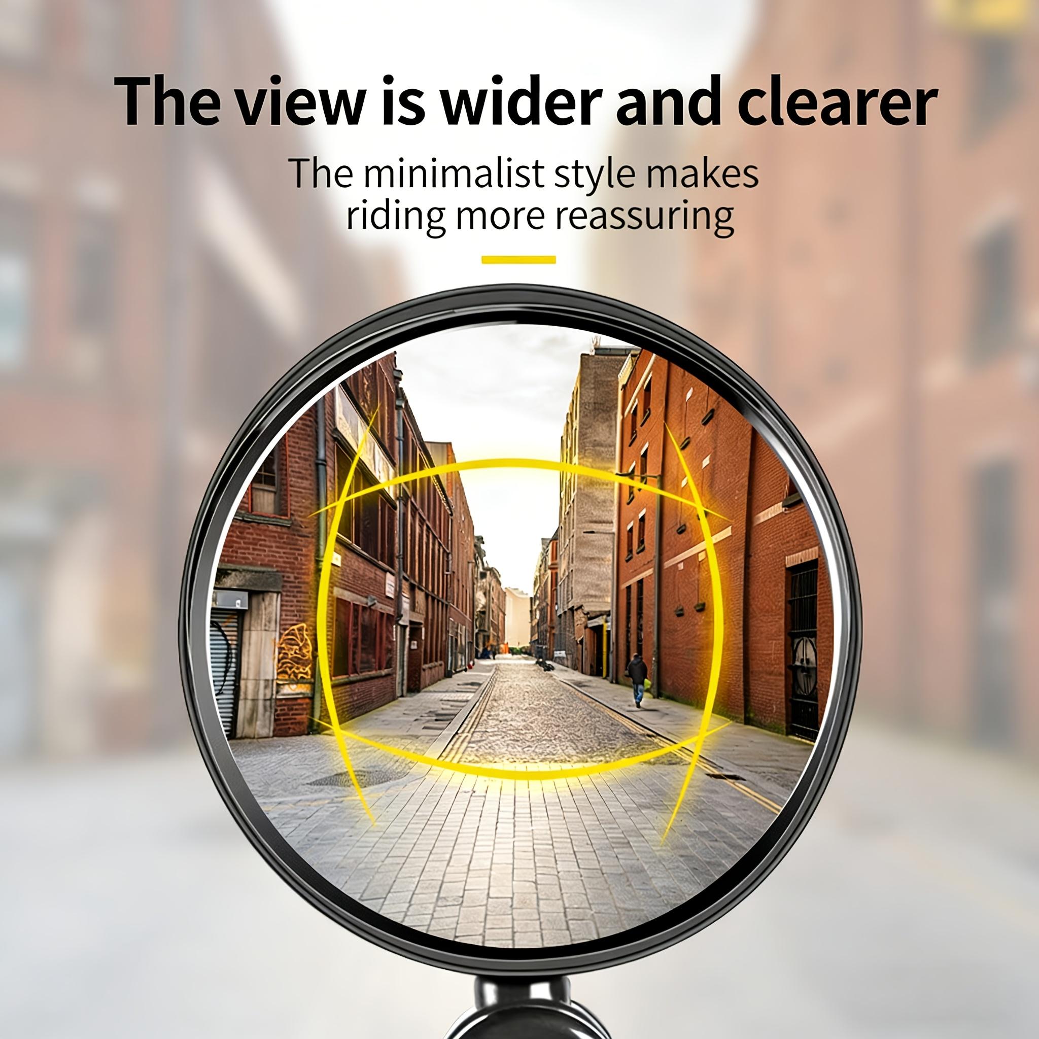 2PCS Bike Mirror 360° Adjustable Bicycle Rear View Mirror, Anti-Shake Handlebar Cycling Mirror with HD Acrylic Lens, Wide Angle Safety Rearview for Road Bike, MTB, E-Bike Commuting 2PCS Bike Mirror 360° Adjustable Bicycle Rear View Mirror, Anti-Shake Handlebar Cycling Mirror with HD Acrylic Lens, Wide Angle Safety Rearview for Road Bike, MTB, E-Bike Commuting