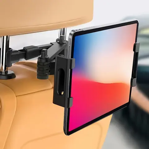 Christmas Gift Car Headrest Tablet Holder, Compatible with iPad Air Mini and Other Phones Tablets, Vehicle Mount Stand, iPad Holder for Car