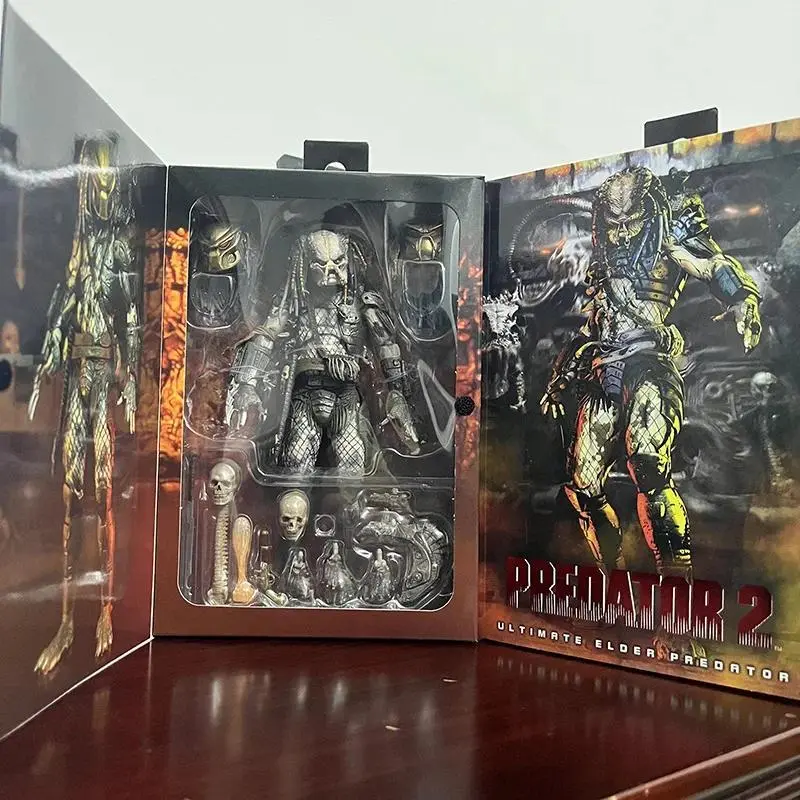 2026 hot itemOriginal NECA Ultimate Elder Predator Action Figure Model Toys Joint Movable Horror Doll Christmas Present For Children Popular toys