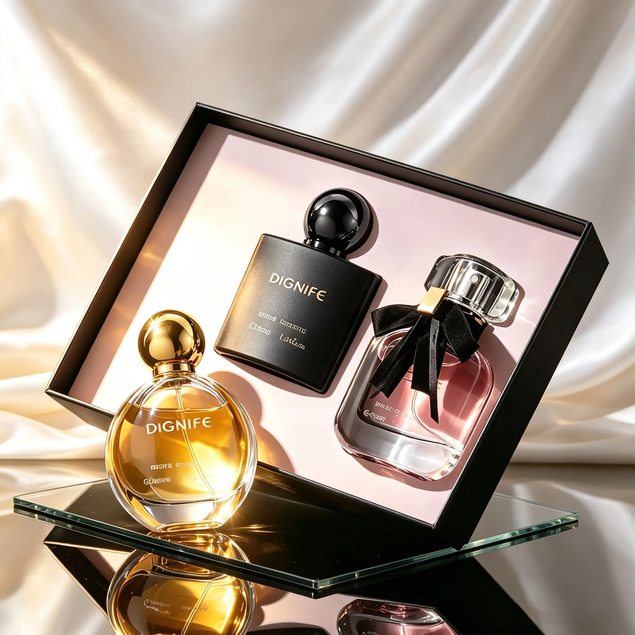 Perfume for Men and Women, 3-Scent Set: Spicy Oriental, Oriental Gourmand & Fruity Chypre Aroma, with Rose & Coffee Top, Jasmine & Vanilla Heart, Amber & Patchouli Base, Scent for Daily or Night, a Unisex Fragrance Cologne, Floral Chypre Fragrance