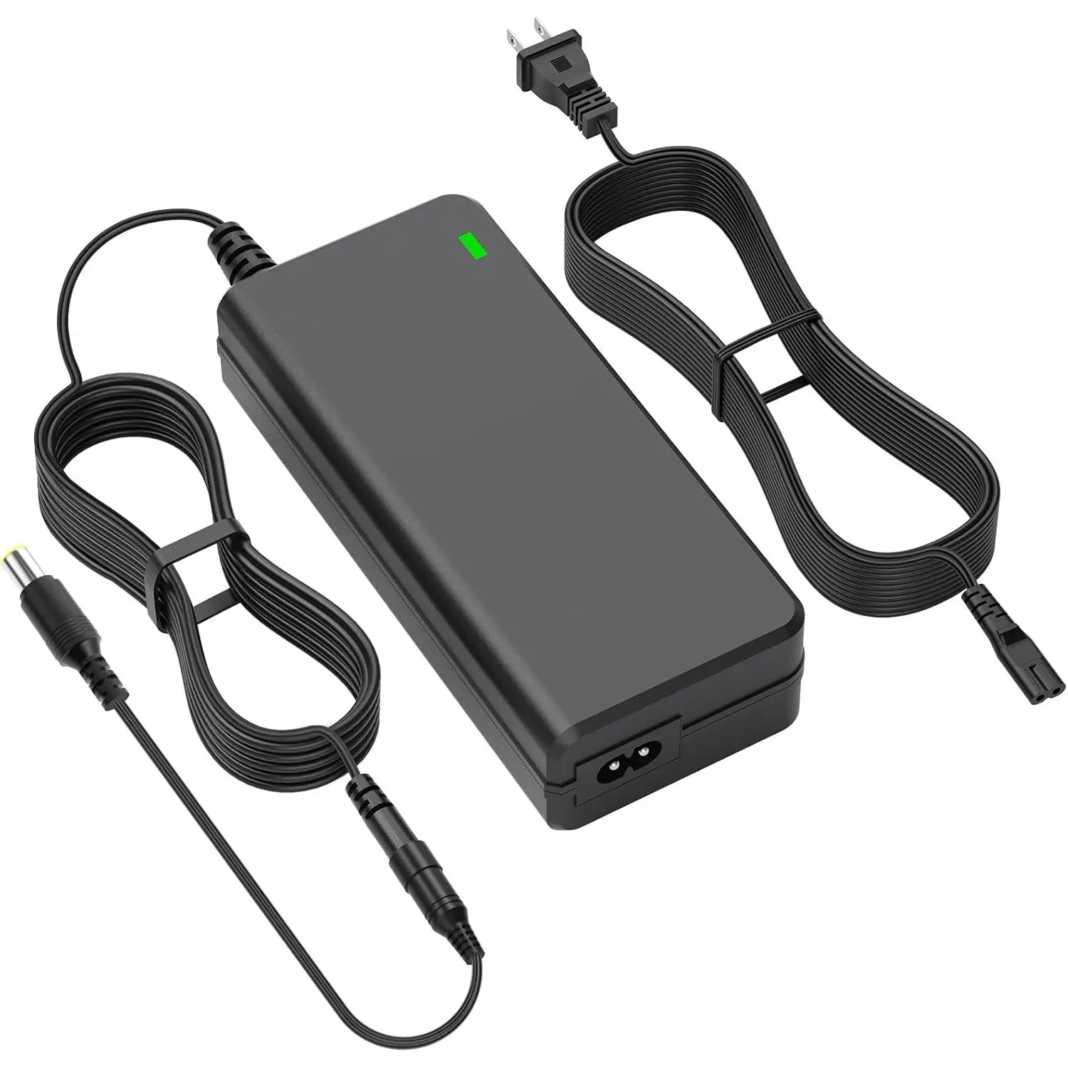 65W 19V 3.42A Adapter Charger for EnginStar R300 R350, for Powkey R350, for ENOFLO G300, for DaranEner NEO300 Portable Power Station 350W 296Wh Battery Bank Solar Generator Power Cord Supply