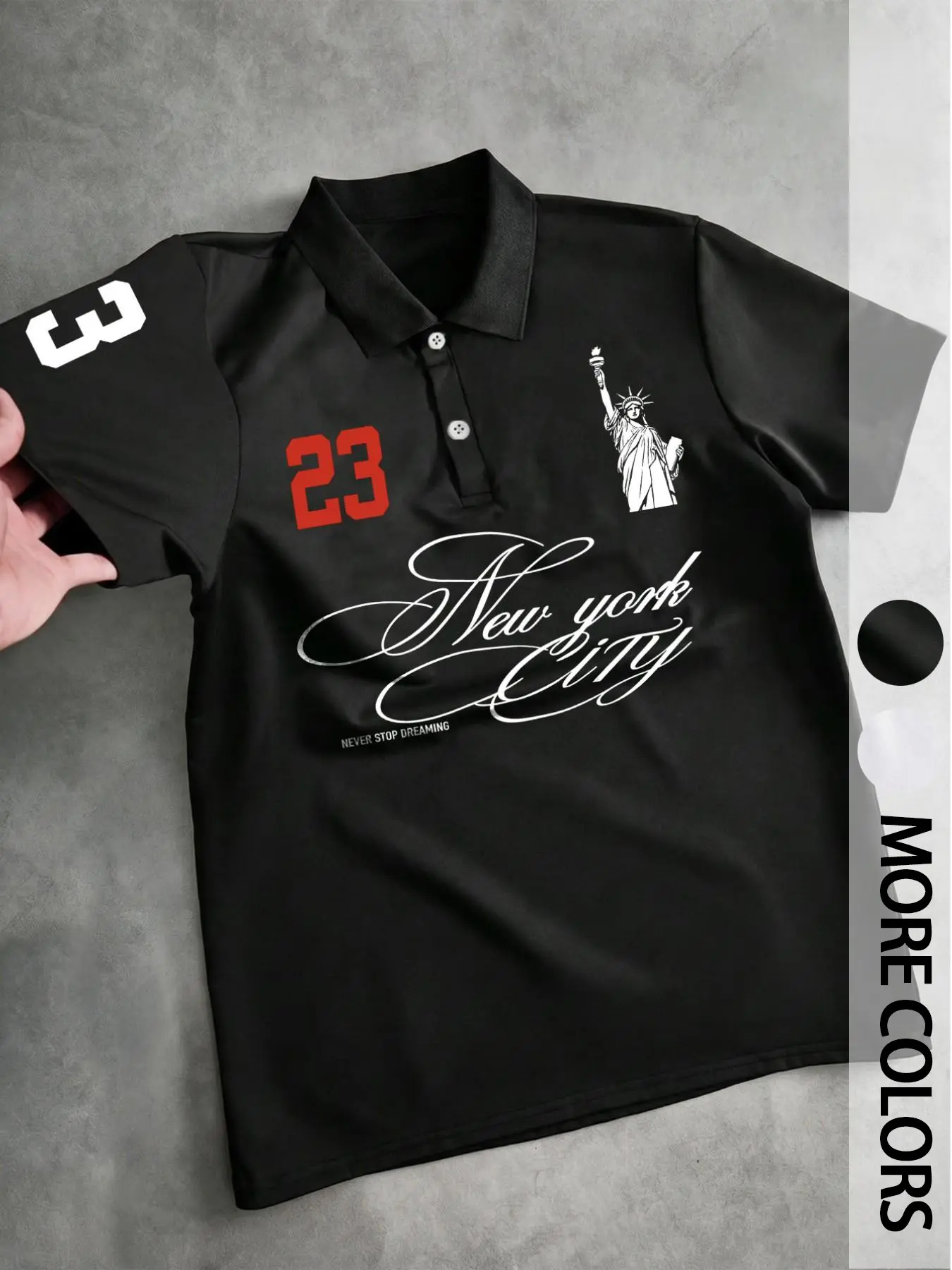 Men's Casual Short Sleeve Polo Shirt, All over Print, Loose-Fitting, Breathable, Streetwear Style, Summer Essential, Y2K Fashion