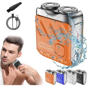 Mini Electric Shaver for Men, Portable Pocket Size Beard Trimmer, 2026 Creative Suitcase Design Rechargeable Razor for Travel & Business, Perfect Gift