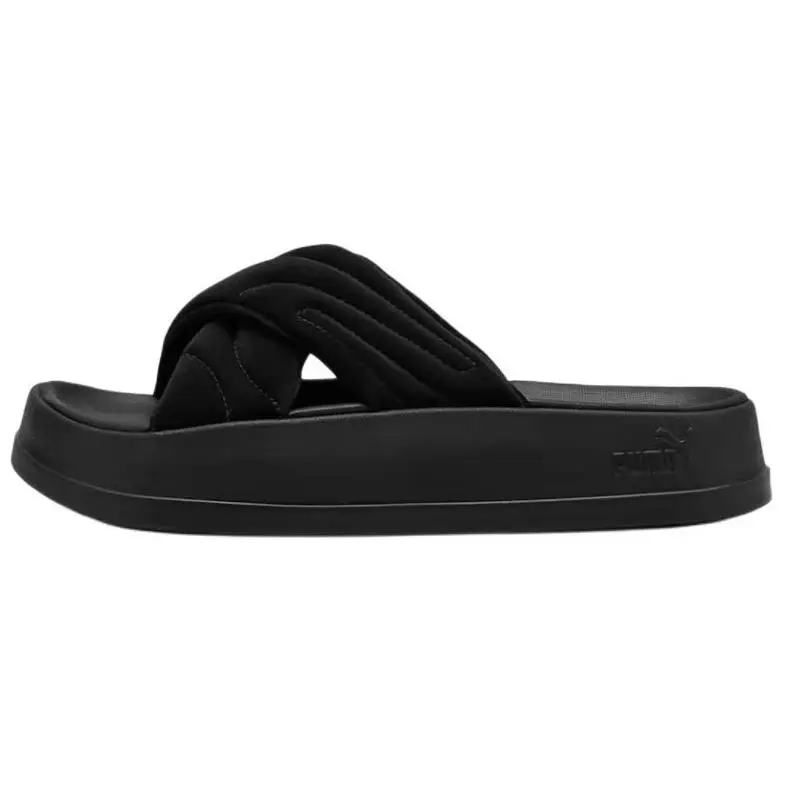Puma Wmns Leadcat Platform Sandal 'Black Cool Dark Grey' 400340-01