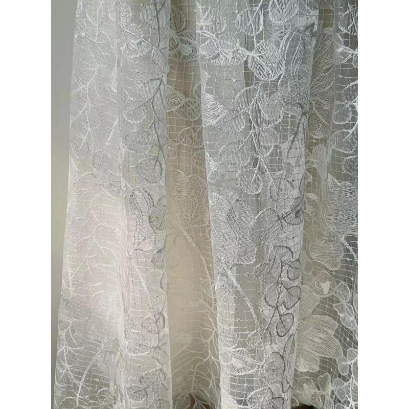Evening Dress, Women's Dress, Slim Fit Strapless Dress, Sexy Embroidered Lace Dress. Elegant White Embroidery Formal Wear