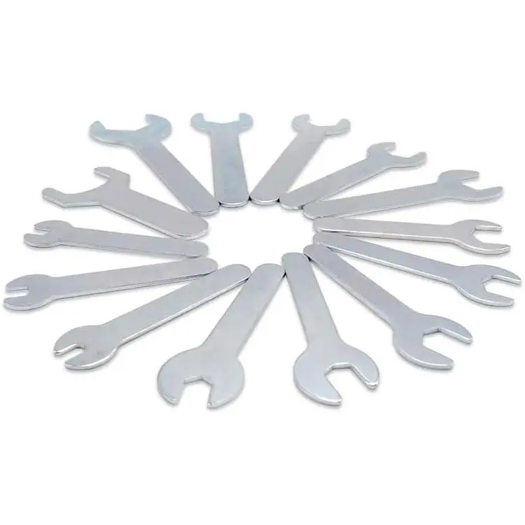 15- Super Thin Spanner Set - Mini Open-End Thin Wrench set Kit for Bicycles, Toys - Metric Sizes 4mm to 24mm