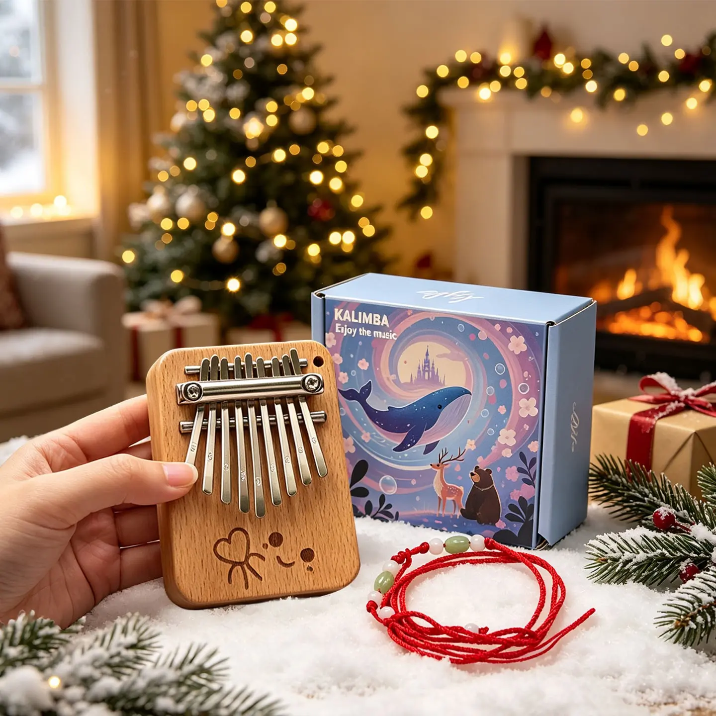 Nine-Note Mini Thumb Piano Kalimba, Beginner-Friendly Instrument, Portable and Easy to Play, Perfect for Music Lovers