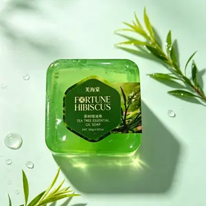 Tea Tree Essence Soap, Multi-Layer Fragrance, Non-Irritating Synthetic Fragrance, Gentle Cleansing Face Soap, Solid Form, Olive Oil Ingredients