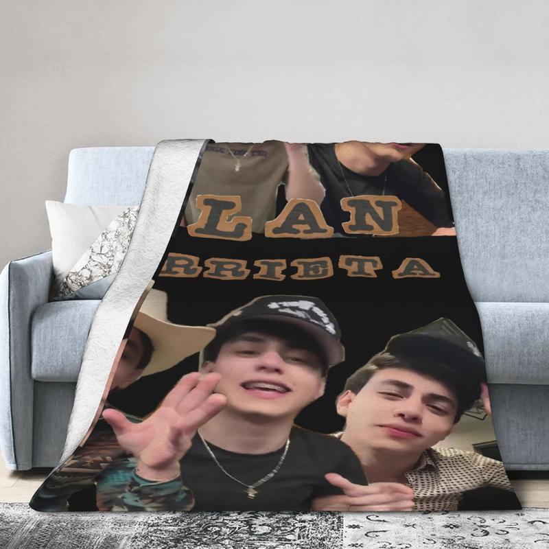 Alan Arrieta Super Comfortable Printed Flannel Throw Blanket–Soft&Warm Plush Throw for Sofa,Bed,Office,Camping–Cozy Blanket for Kids,Fans&Adults–Home Décor,Travel,Birthday,Christmas New Year Gift