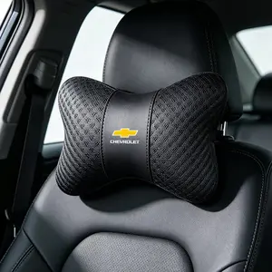 1PC Summer Ice Silk Car Seat Neck Pillow Headrest Rest Support Cushion Pad Accessories For Chevrolet Spark Captiva Cruze Malibu Equinox Trax Camaro Blazer Traverse