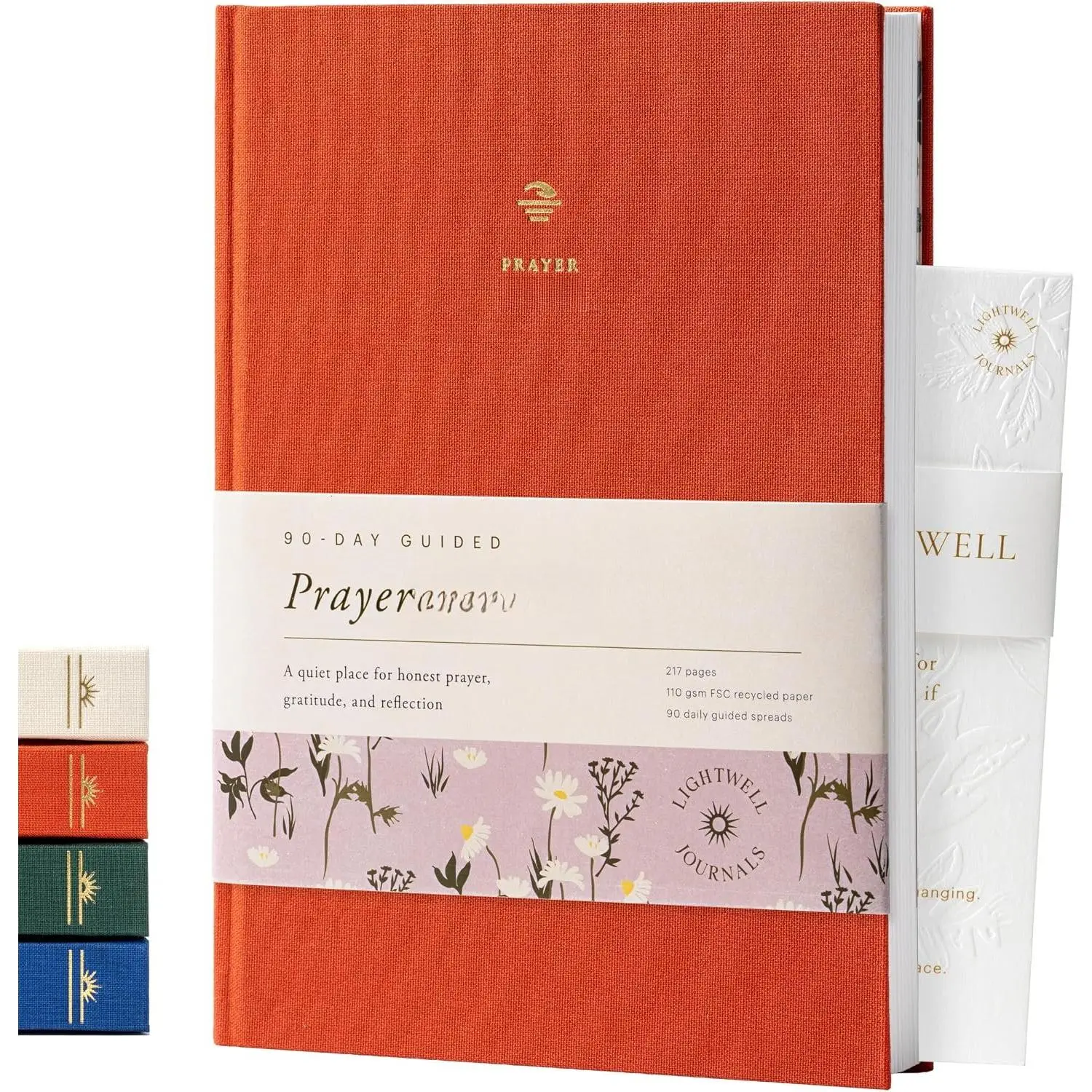 Prayer Journal for Women & Men: Guided Christian Journal with Daily Prompts, Gratitude, Intercession & Reflection |  90-Day Prayer Practice | 218 Pages, 110gsm Paper (Burnt Orange)