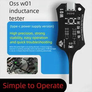 Cargearly Inductance Tester W01, High Precision Phone Board Repair Tool, Electronic Magnetic Measurement Instrument, Fault Detection Device
