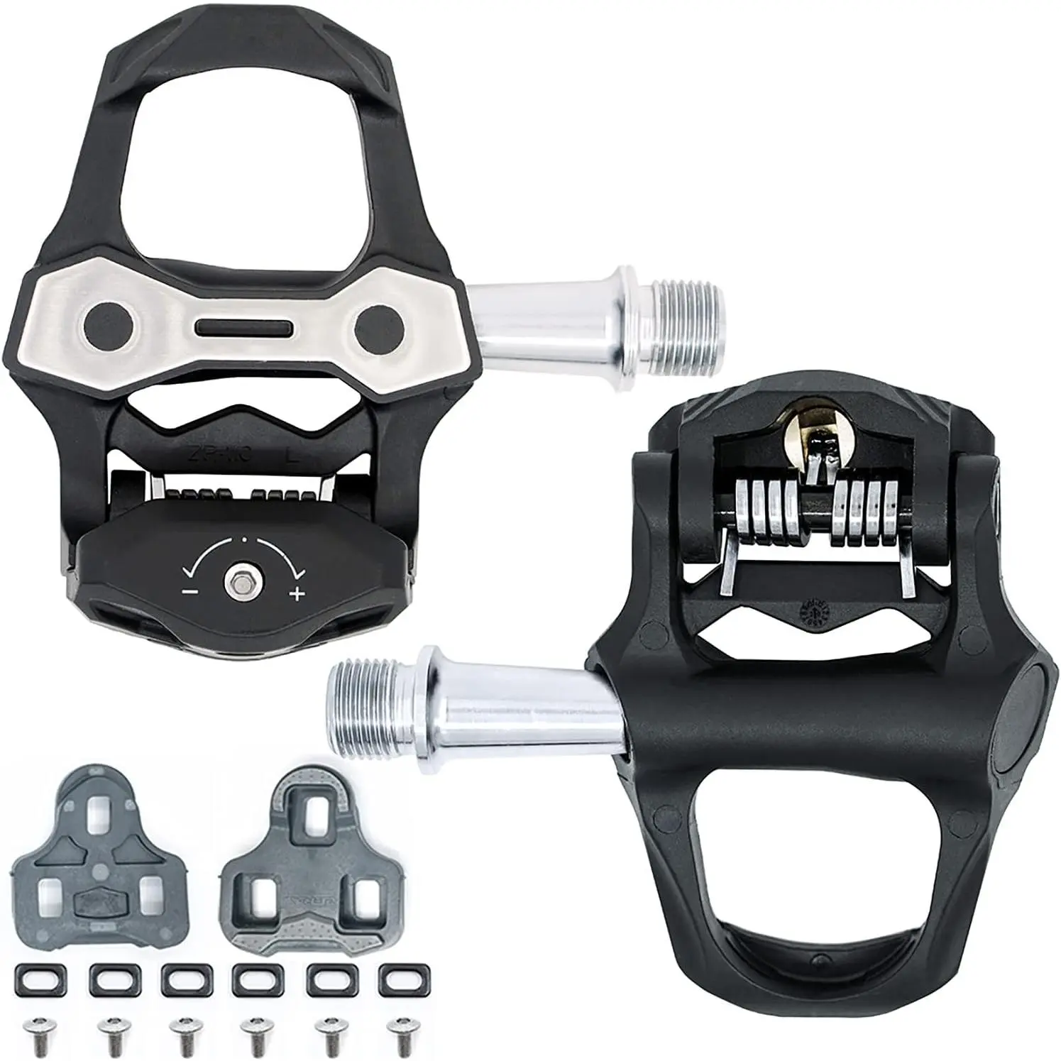 ZERAY Carbon Road  Pedals-Lightweight Clipless  Pedals with Cleats Compatible with Keo&Keo Grip