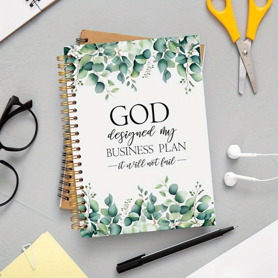 1pc Christian Notebook Journal, Bible Journal Notebooks for Note Taking, Bible Journaling Notebook, Prayer Journal, Christian Gifts for Women Men Faith, Spiral Notebook 5.5x8.3in with 50 Pages, Spiral Bound Notepad