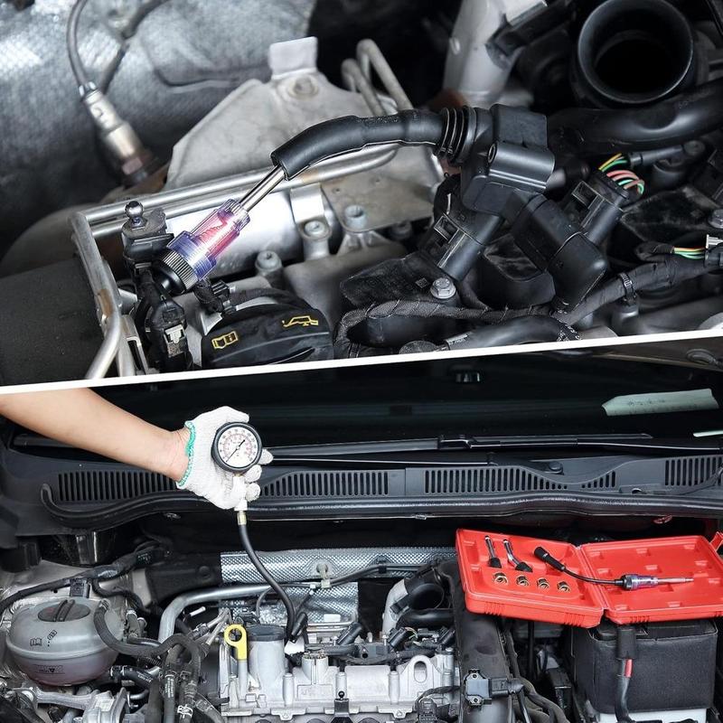 Inline Spark Plug Tester, Plug-in Engine Ignition Tester, Car Exterior Accessories, Automobile, Lawn Mower,Engine Verification-Armature Diagnostic Test Tool