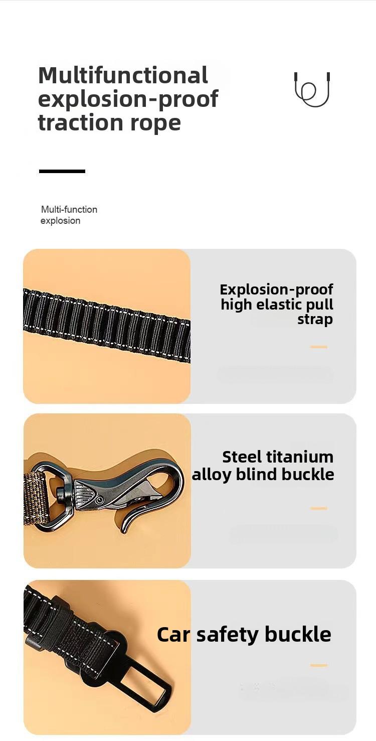 Heavy Duty Dog Collar with Titanium Eagle Clasp – Dual Breathable Design, No Neck Strain for Large Breeds