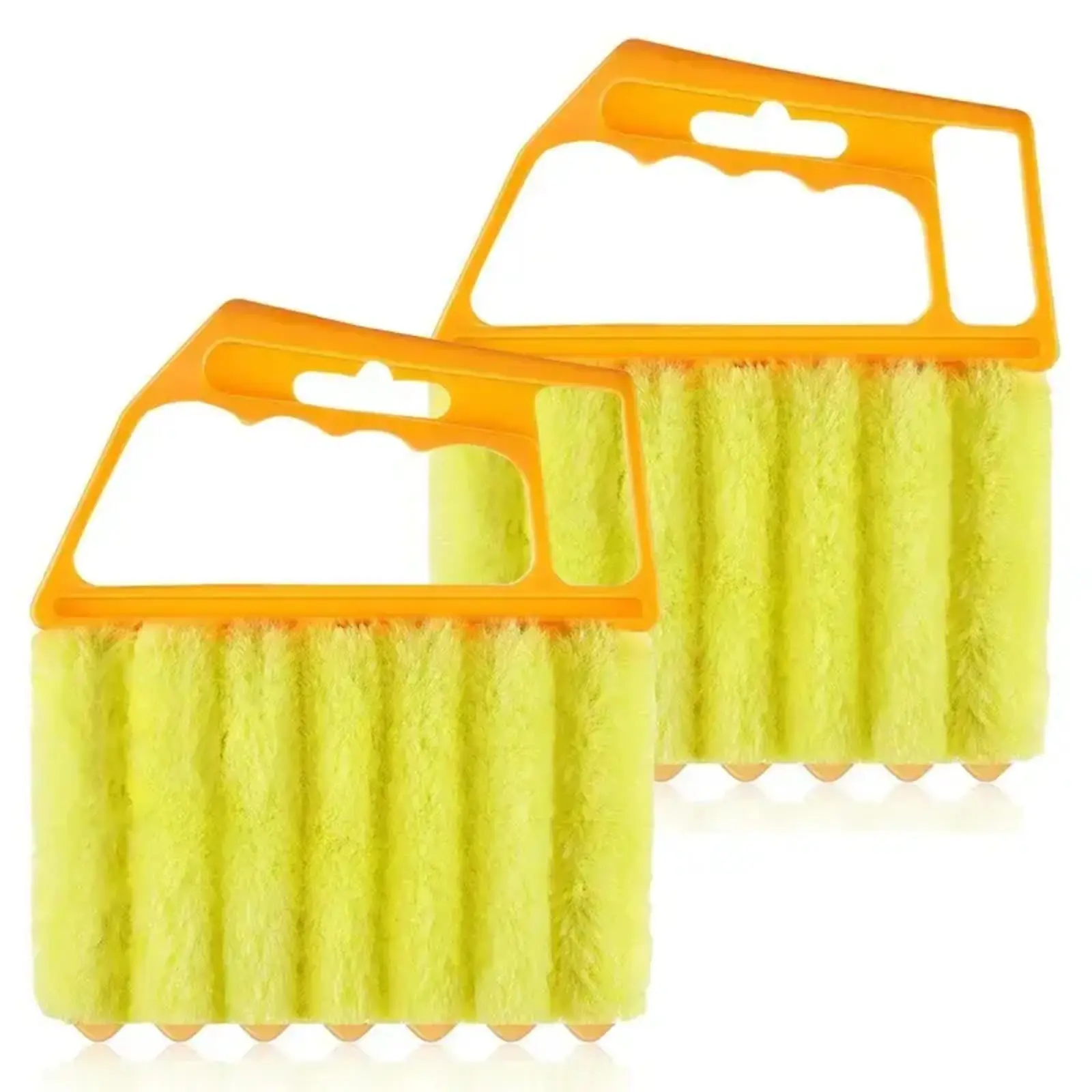 2-Pack Washable Window Blind Cleaning Brushes, multi-purpose microfiber dust removers. Portable household tools easily clean blinds, air vents and narrow gaps, ideal for daily home cleaning.