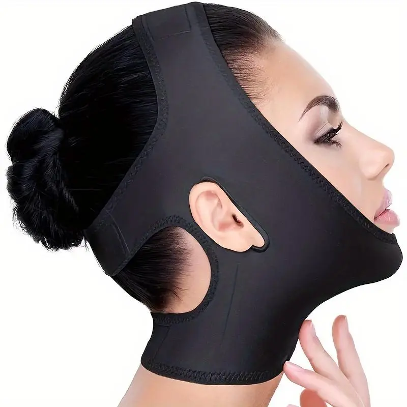 V-shaped Neck Face Shaper, Breathable Face Lifting Band, Neck Lifting Belt, Face Lifting Tool, Sports & Accessories