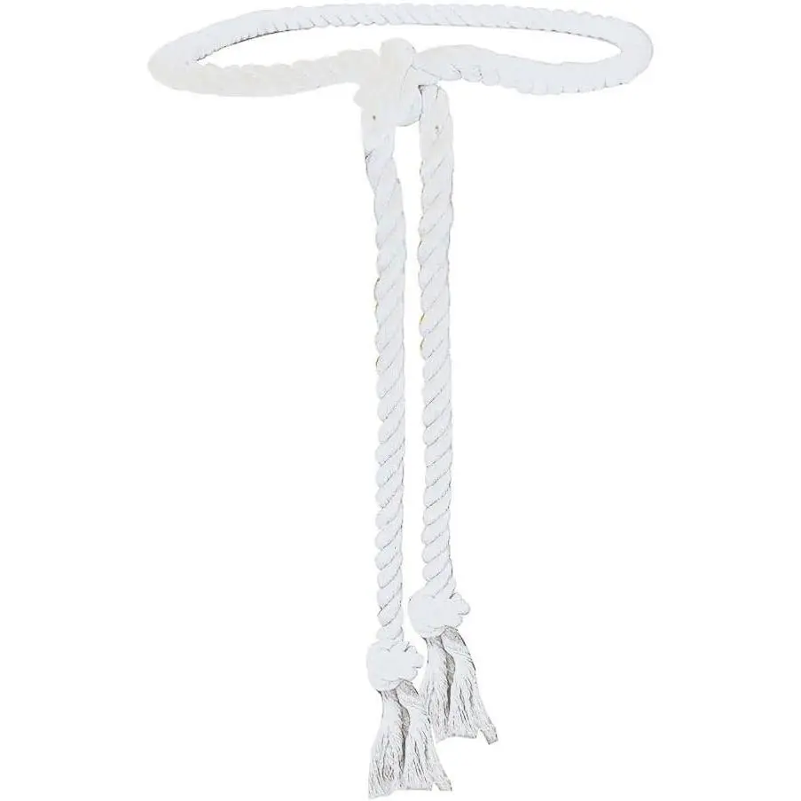 Cotton Long Braided Woven Waist Tie Belt Rope with Tassels, Medieval Plus Size for Women Girls, Perfect for Matching Dresses and Pants