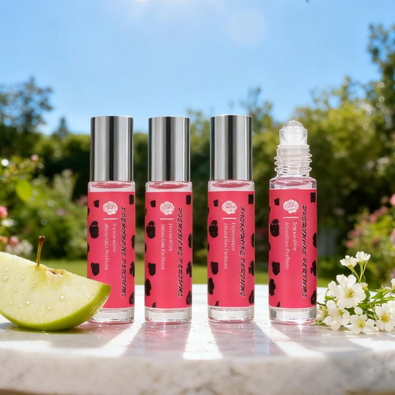 1/2/3/4PCS Romantic Women's Pheromone Perfume- 10mL Long-Wearing Enhanced Scent, Portable Roll-On & Spray EDP, Thoughtful Valentine's Day Gift for Her