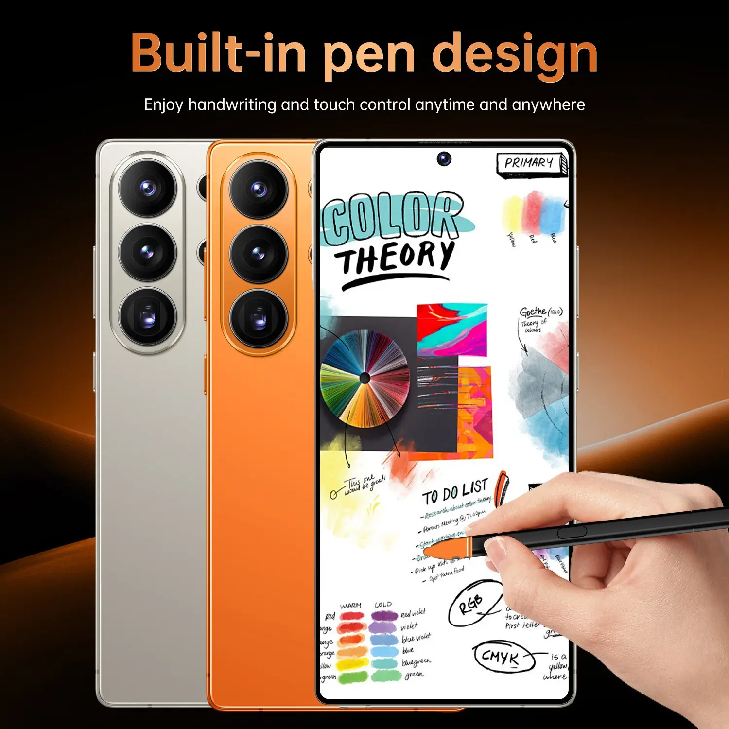 4GB RAM Android 10 Smartphone, Dual Sim Slot, Expandable Memory Card, Stylus Pen Included, 6.75-Inch HD Screen, Ideal for Seniors & Students