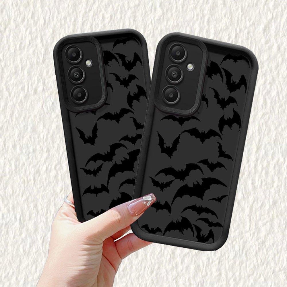 Phone Case - Sharp Bat Trendy Phone Case for Samsung for Galaxy A04 A05 A05S A06 A13 A14 A15 A16 A23 A24 A25 A26 A33 A34 A35 A36 A53 A54 A55 A56 A73 F06 F15 4G 5G Shockproof TPU Soft Cover Coque Simple Fundas