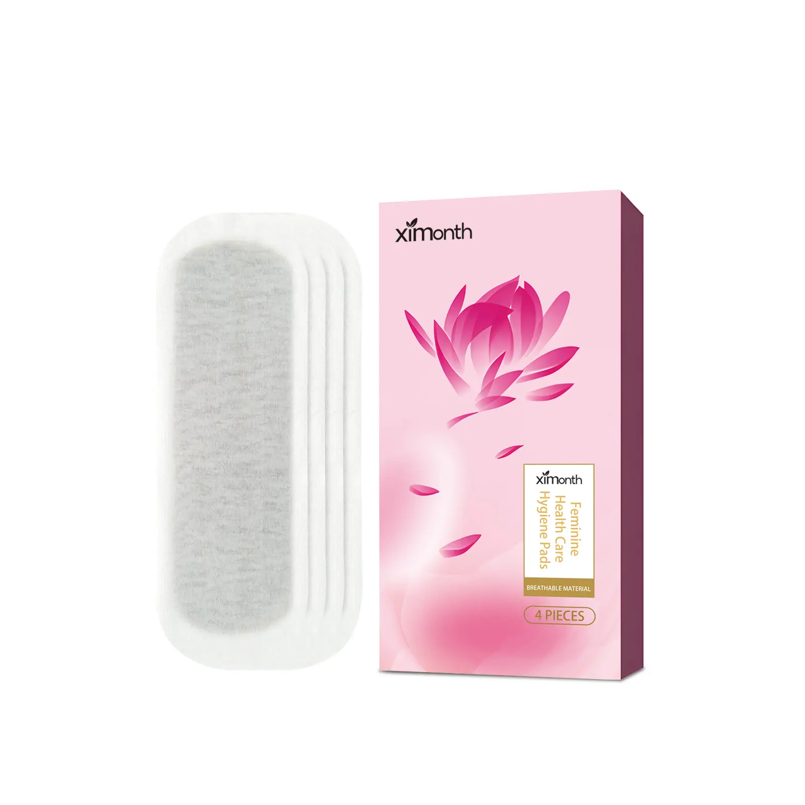 Ximonth Feminine Hygiene Pad, Feminine Hygiene Deep Cleaning Thin, Comfortable And Breathable Daily Sanitary Pad