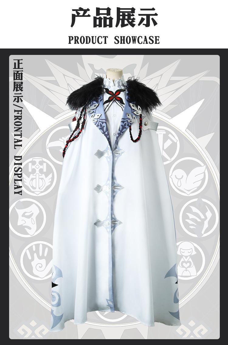 Arlecchino Cosplay Anime  Impact Costume The Knave Costume Cloak Wig Full Set Fatui Harbingers Damselette Cosplay