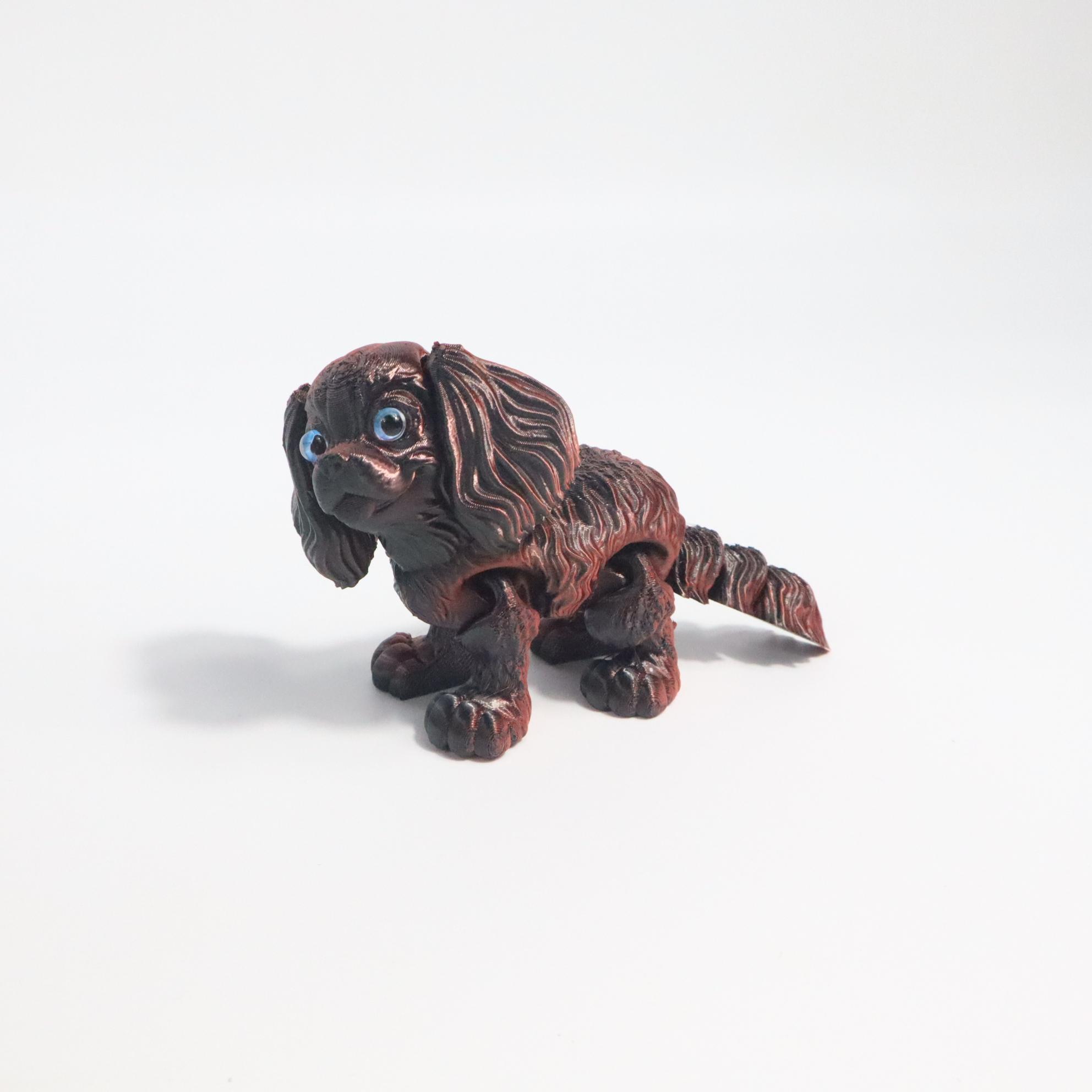 3D Printed Poodle Dog Figurine, Large & Small Sizes Available Decorative Fidget Figurine, Durable Plastic Material, Perfect Gift for Any Occasion, Articulated Fidget Figurines, Doll Figurines, Collectible Figurines