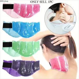 Reusable Gel Neck Ice Pack Wrap Hot Cold Compress Therapy For Neck Pain Tension Swelling Sprains Relief