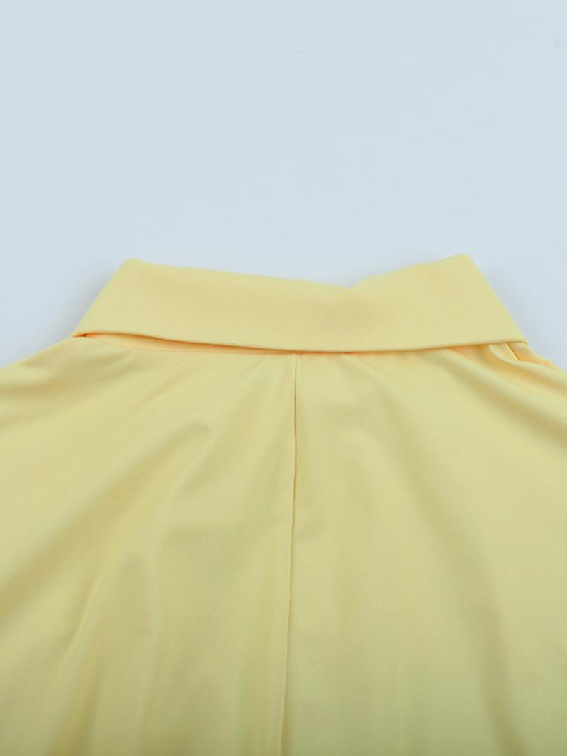 Elegant Ruched Bodycon Shirt Dress, Slim-Fitting Long Sleeve Maxi Dress, Perfect for Parties & Evening Events